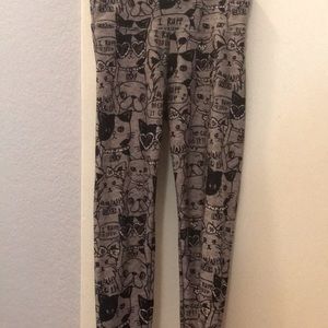 Girls puppy and kitten leggings